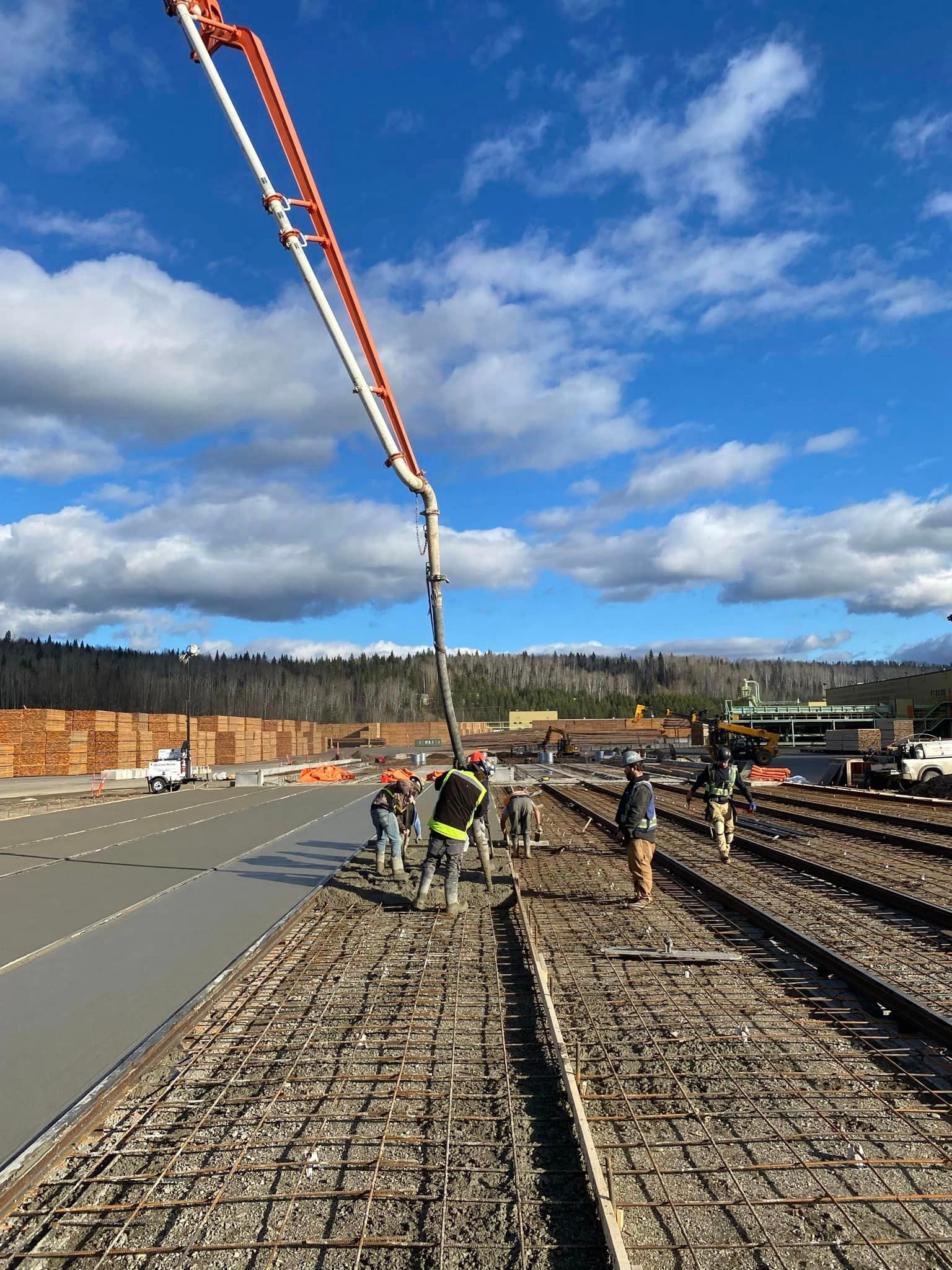 Commercial Foundation Pour — concrete project in Quesnel