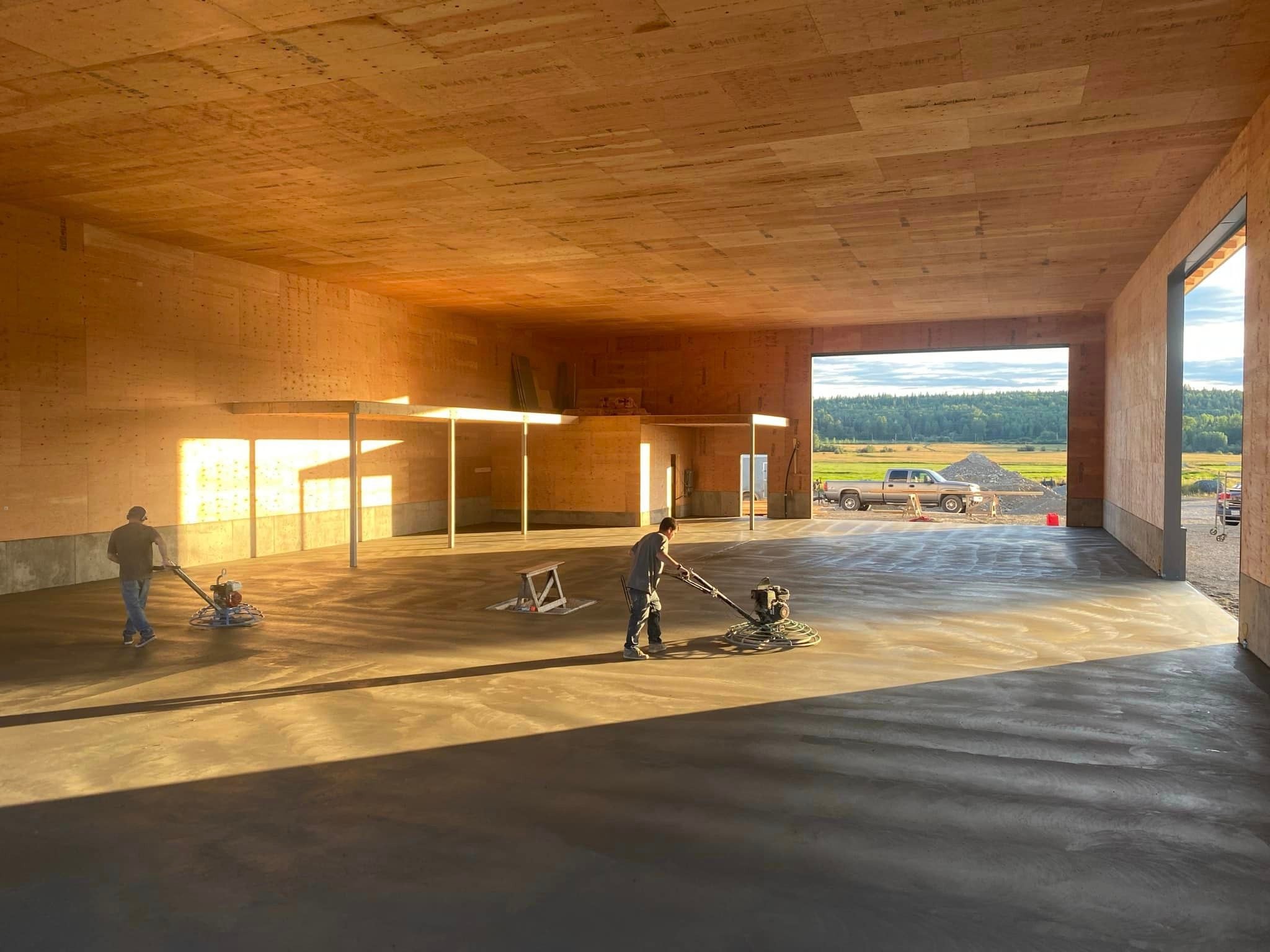 Commercial Floor Slab — concrete project in Quesnel