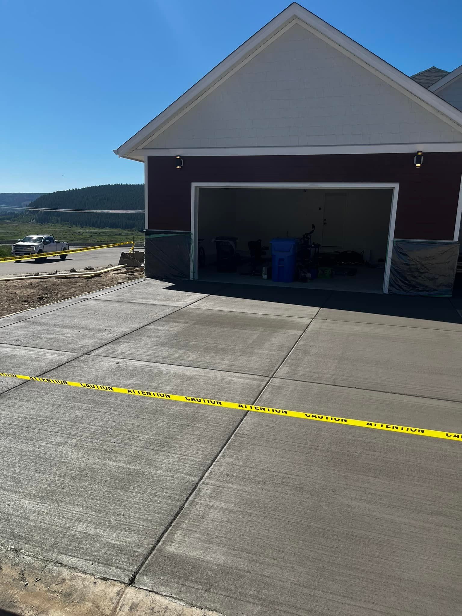 Slab Driveway — concrete project in Quesnel